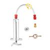 Bike Tire Sealant Filling Tool Set with Injectors Syringes, Hose and Metal Fittings for Cyclists and Tubeless Care