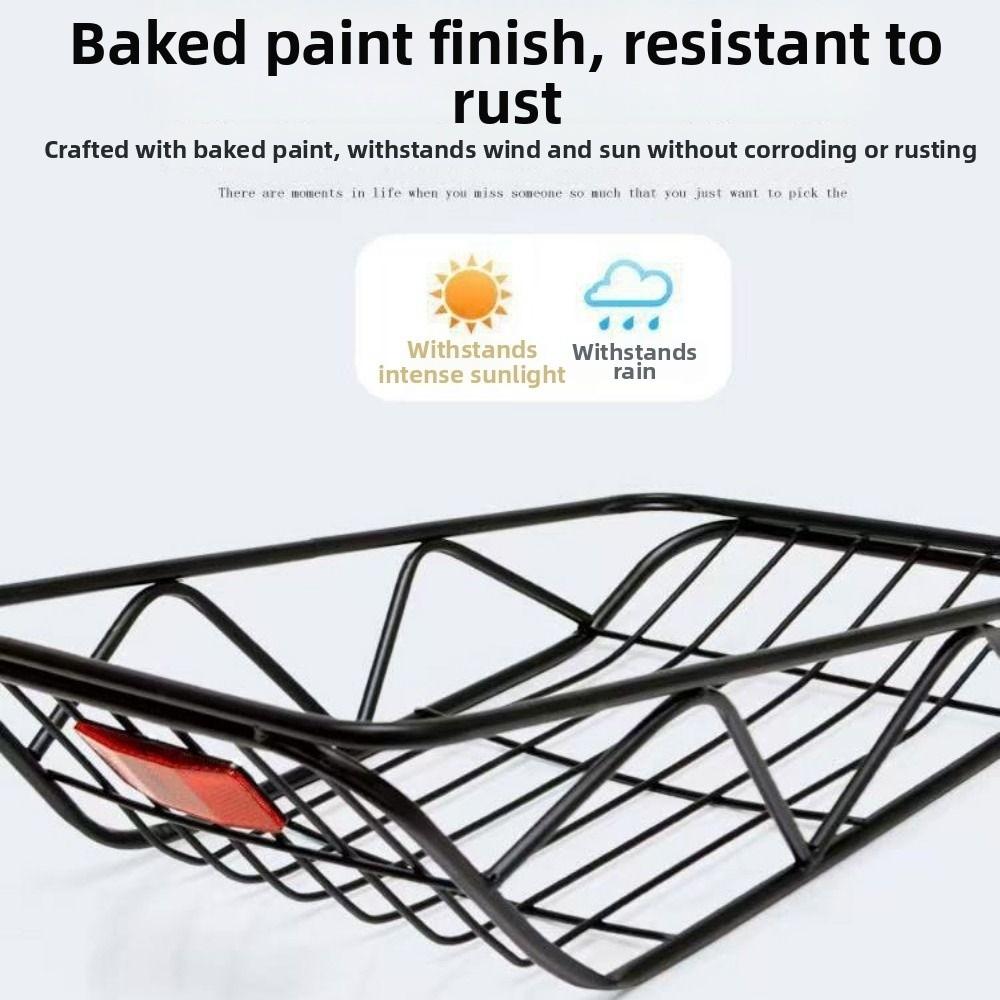 Universal Mountain Bike Rear Storage Baskets Bicycle Basket  Electric Bicycles Accessories