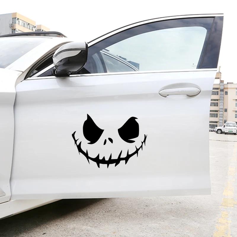 Pumpkin King Car Stickers for Window Glass Bumper Door Decoration Racing Helmet Decals Cool Moto Body Styling Halloween Elements
