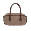 2025 Niche Suede Solid Color Boston Bag: Stylish Versatile Women's Crossbody & Shoulder Handbag
