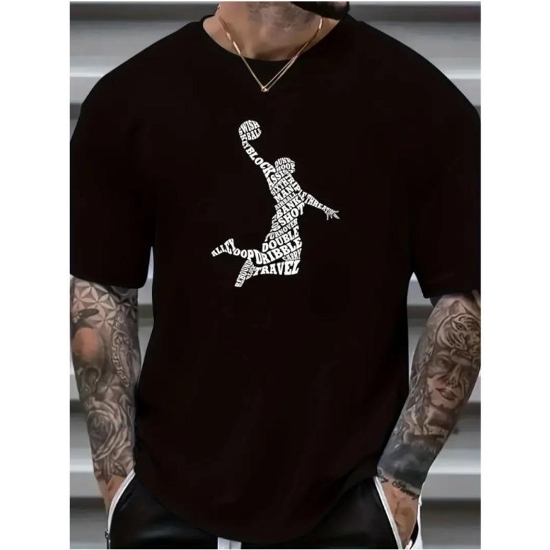 3D Printed Fashionable Breathable Comfortable Summer Casual Plus Size Men's T-shirt