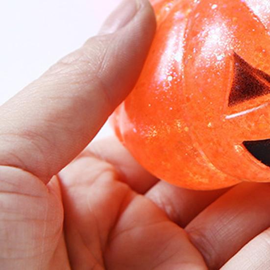 Halloween Pumpkin Head Squeeze Toy Anxiety Stress Relief Pumpkin Pinch Sensory Toy Teens Adults Soft TPR Calming Pumpkin Fidget Toy