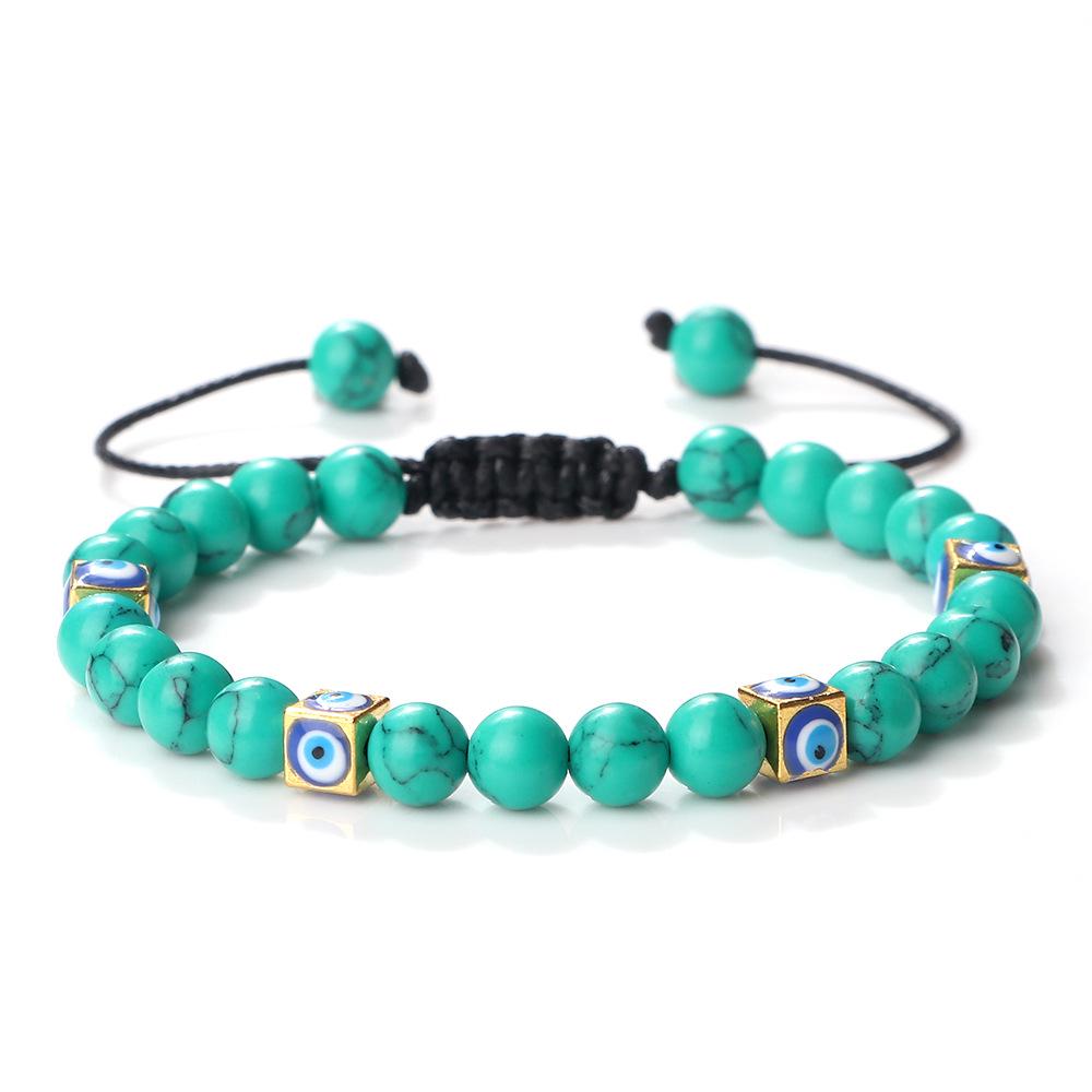 Unisex Handwoven Evil Eye Commuter Bracelet