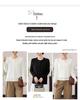 Spring Knit Top for Middle-Aged & Elderly Women - Round Neck Cardigan Sweater