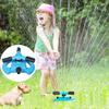 3-Arm Lawn Sprinkler 360 Degree Rotating Large Area Sprinkler Adjustable Water Spray
