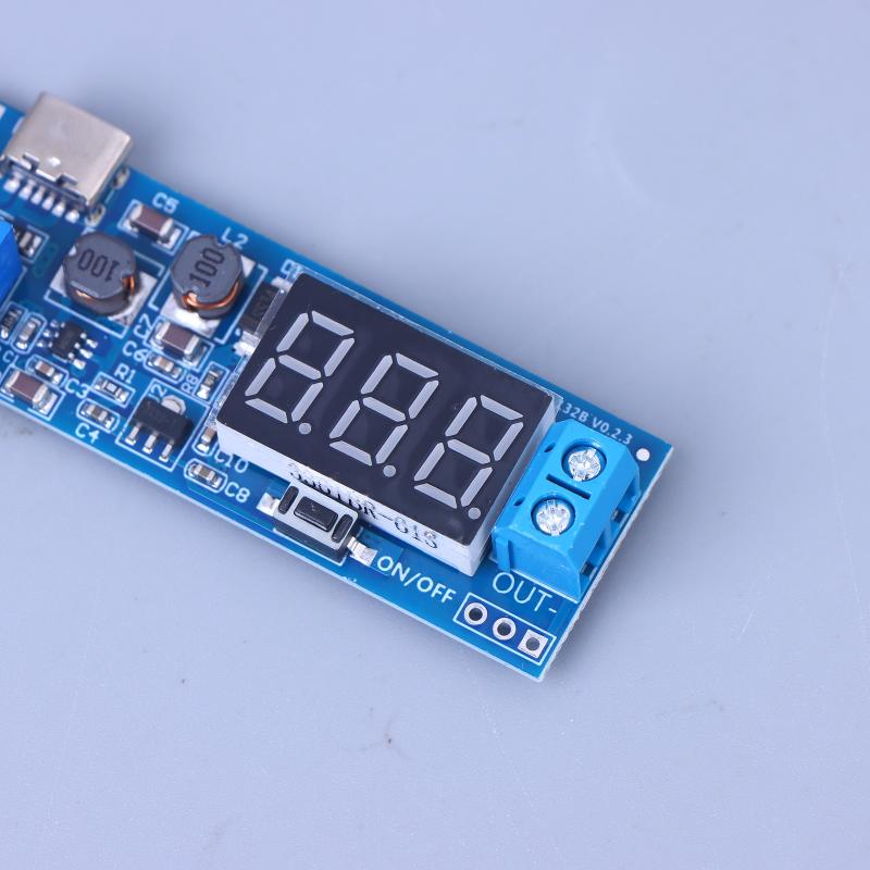 USB Step-Up / Step-Down Netzteilmodul Boost-Wandler DC-DC 5V auf DC 1,2V-24V Einstellbarer Ausgang