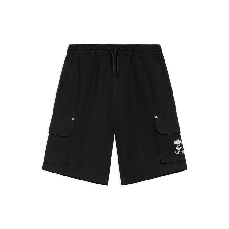 Li-Ning BAD FIVE Sports Shorts Black Men s AKSS361-2 S