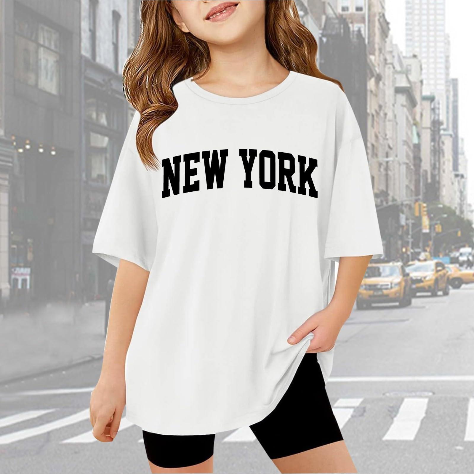 

Летний детский топ для мальчиков и девочек с принтом, футболка с короткими рукавами, базовый 160 белый