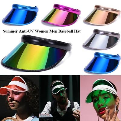 Plastic Anti-UV Sunshade Hat Women Men Visor Caps Summer Baseball Hat  Outdoor Sunshade