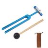 256C Tuning Fork Aluminum Alloy Stress Relieve Resonant Tuning Virbration Fork with Hammer Storage