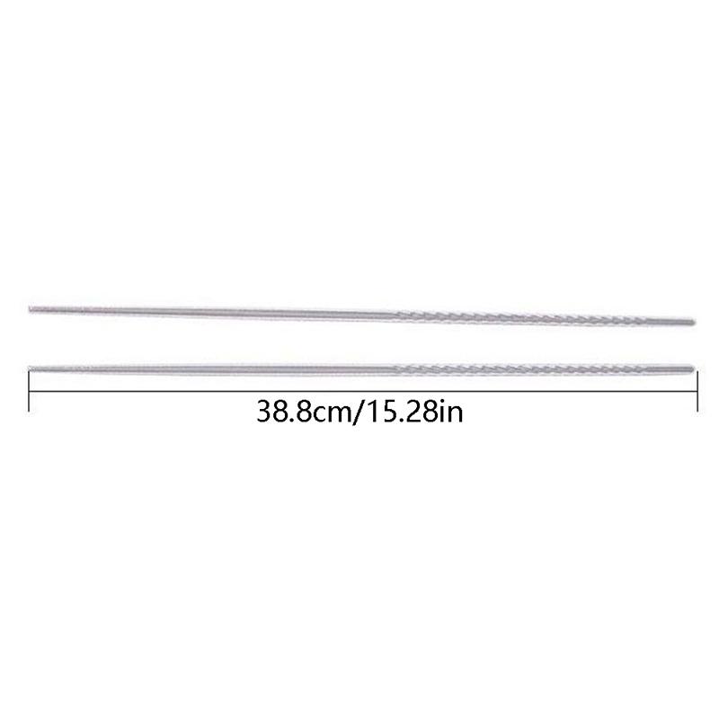 1 pár kuchyňských hůlek Hůlky z nerezové oceli Dlouhé hůlky na smažení