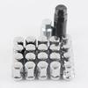 RAYS 17HEX Anti-Theft Security Steel Car Wheel Rims Lock Lug Nuts Closed End Nut 20pcs/set