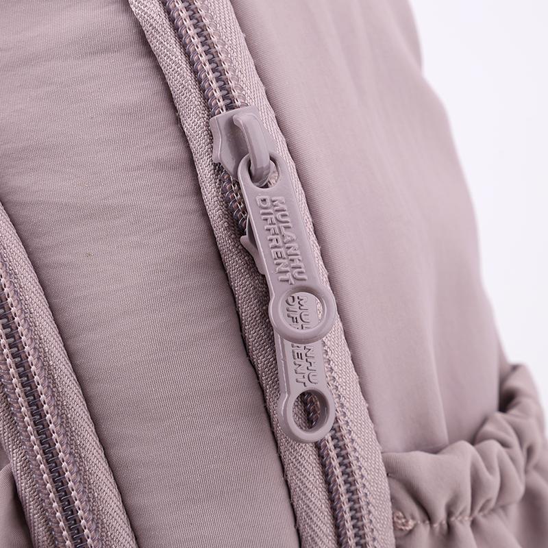 Mochila Pequena Estilo Universitário Mochila de Nylon Feminina Bolsa de Peito Multifuncional