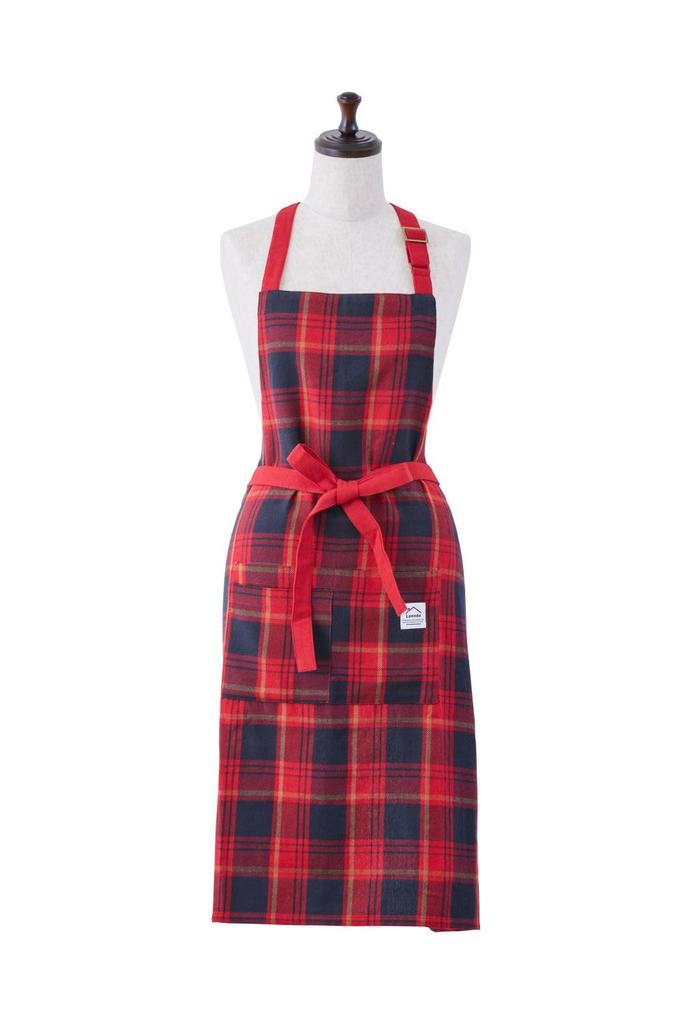 ResoTrading Clovelly Neckholder-Schürze Rot für Flecken Kochen Hausarbeit, Kinderbetreuung, Reinigung, Vorbeugung,