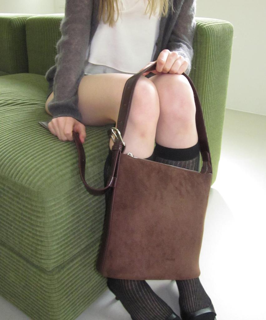 Rinz Marron Bag - Suede Brown