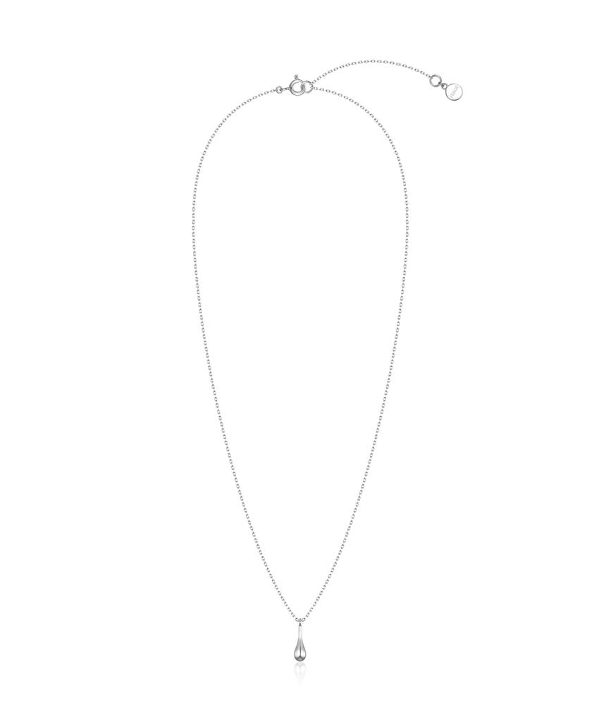 Febor Droplet Necklace_Silver