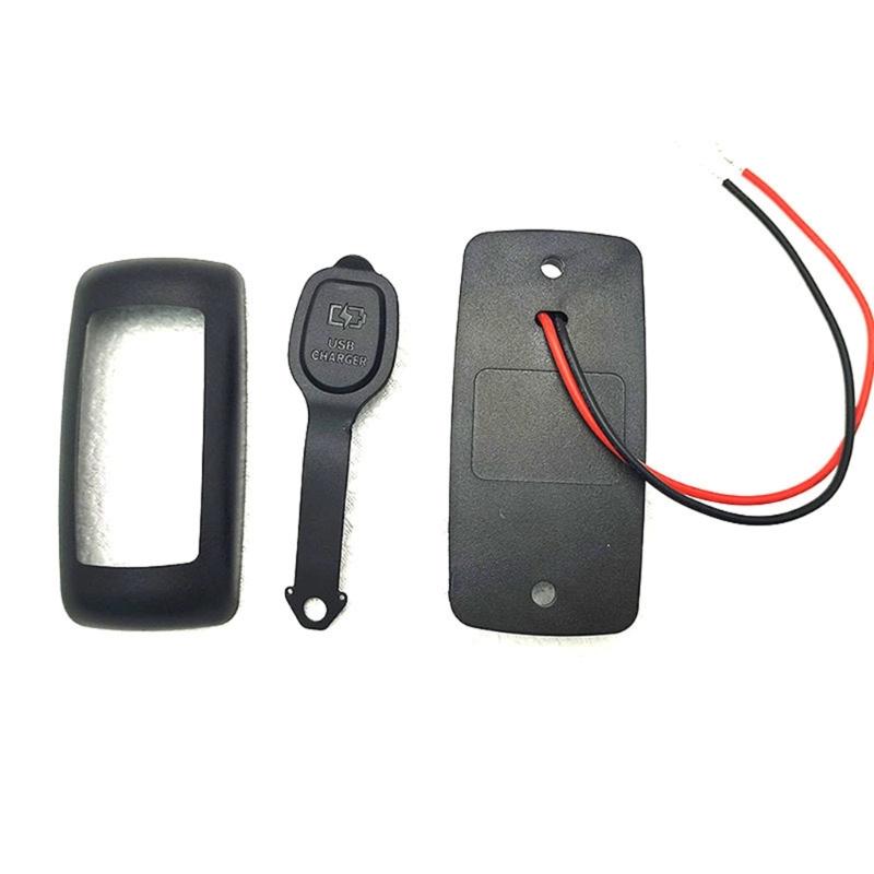 3 Port Car Chargers With Double QC3 0 18W And PD3 0 30W For RVs Truck Boat Easy Installation Dustproof Cover