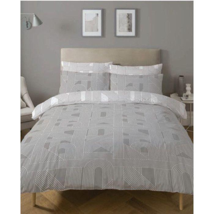 "Frey" Duvet Set All Sizes 100% Cotton / 57 Threads/cm² - Duvet Set 260 X 240 Cm + 2 Pillowcases 63 X 63 Cm