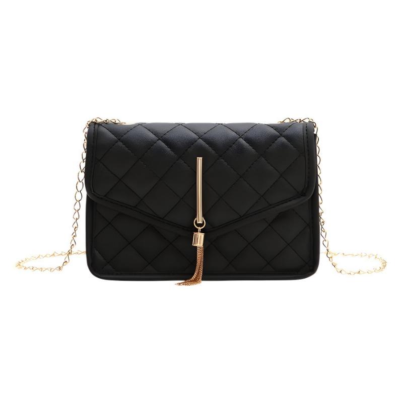 Rhombus tassel bag versatile niche g women's bag women's small bag niche chain bag