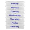 Pill Planner, Weekly 4X Day (Pop Out), 1 Pill Planner