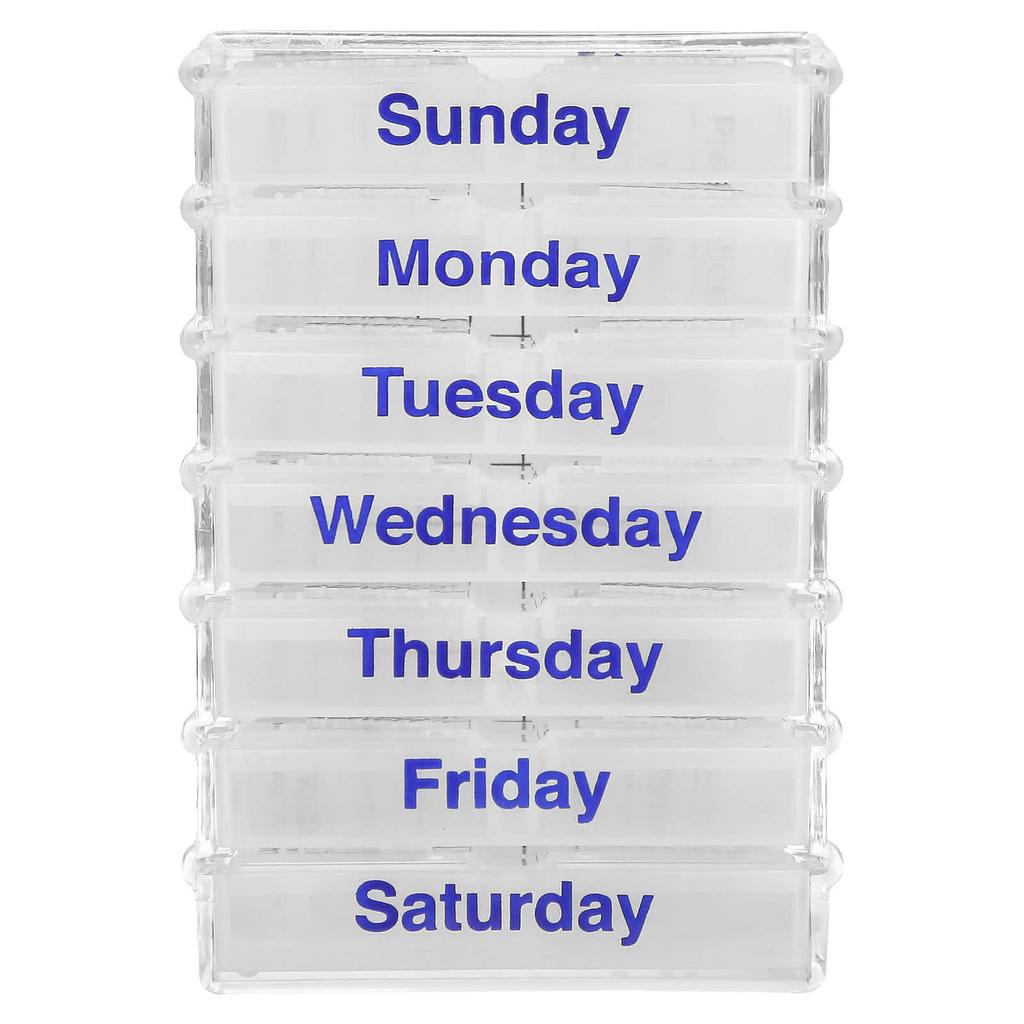 Pill Planner, Weekly 4X Day (Pop Out), 1 Pill Planner