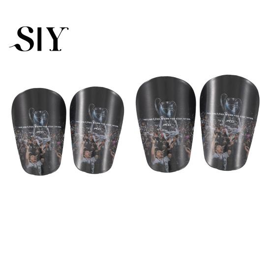 Mini Size Soccer Shin Pads 1 Pair Miniature Football Guards Leg Protector EVA Foam for Men Women Tiny Protective Training Competition Lightweight