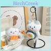 Plush Cat Keychain With Sushi And Salmon Designs For Kids And Teens