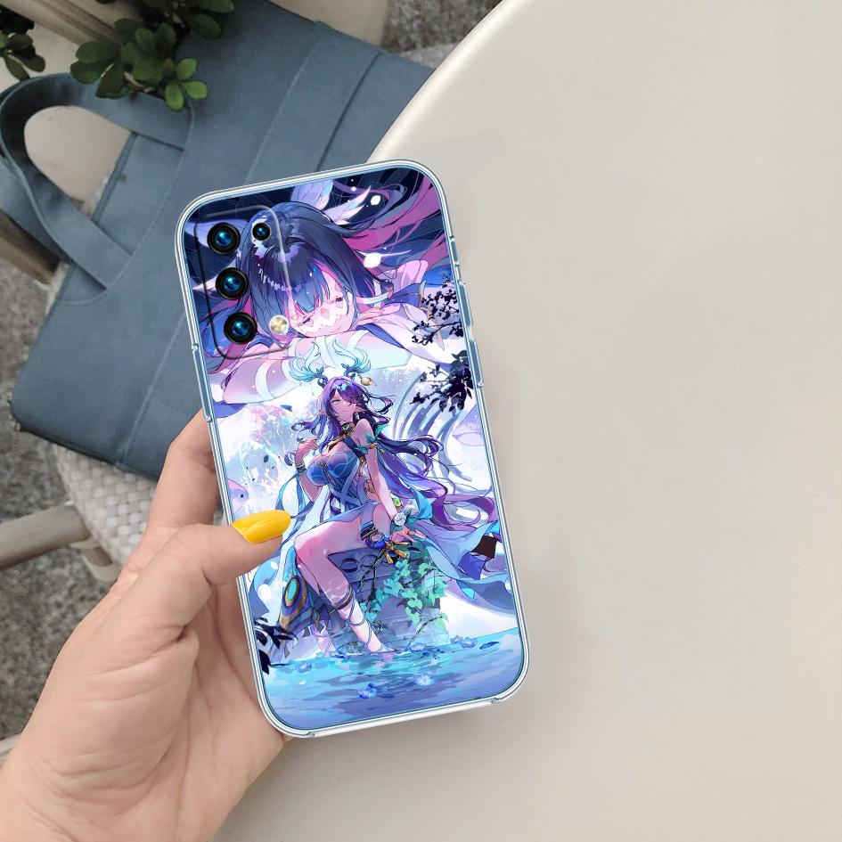 FM26 Genshin Impact Soft Shell Transparent Phone Case for Samsung Galaxy A04 A04S A14 A23 A34 A54 M23 M33 M52 M53
