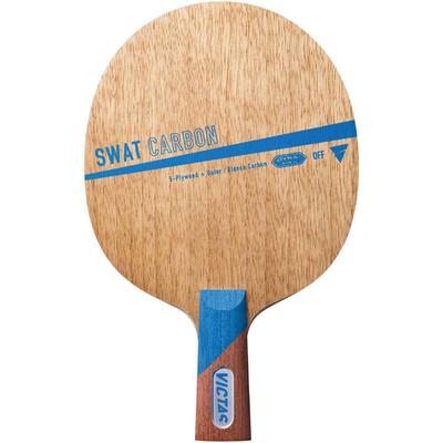 Victas Raquete de tênis de mesa SWAT CARBON com cabo chinês 160 x 150 mm 310033 (Ofensivo)