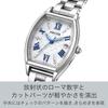 Citizen Wicca Solar Radio Wave Waterproof Watch Silver White Analog Women's Business Simple Gift 38mm