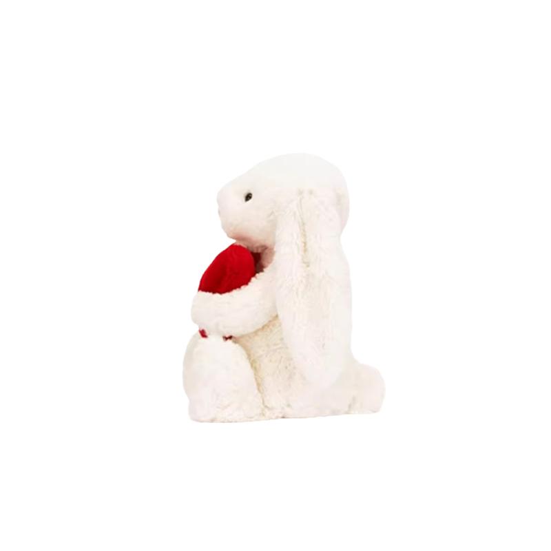 JELLYCAT Valentinstag Bonnie Hase Rotes Herz Puppe Plüschtier 18/31cm Höhe