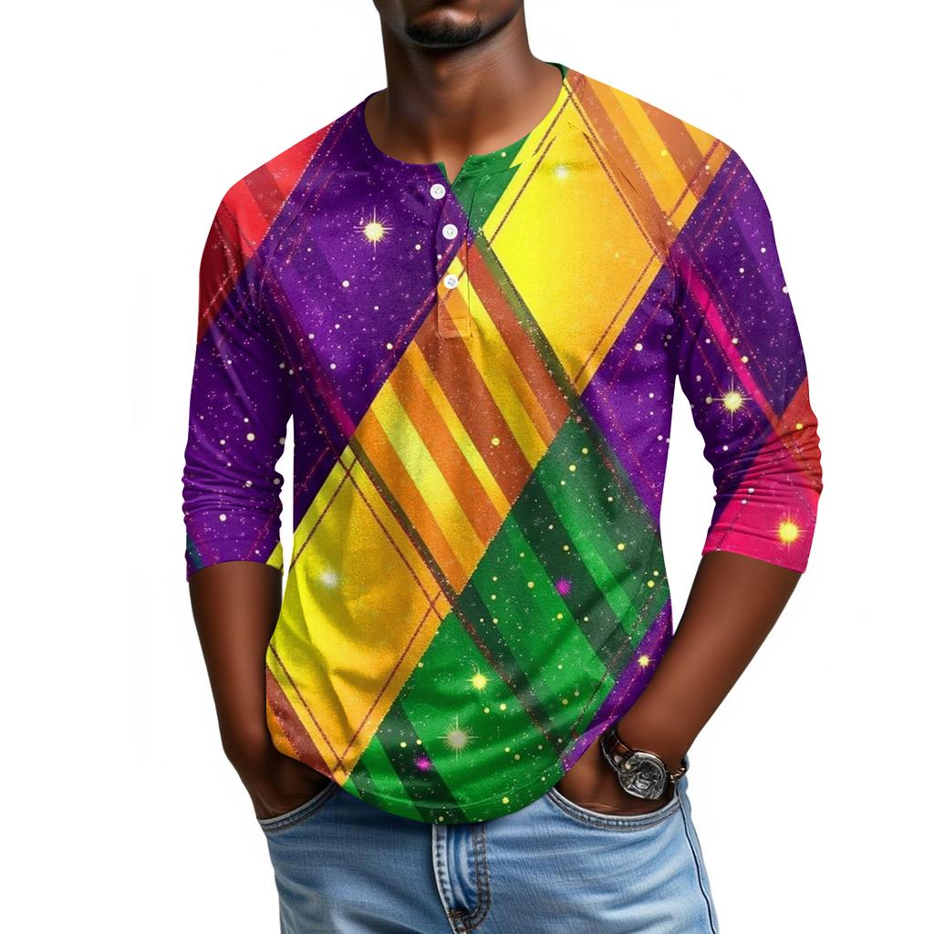 Pánské tričko s raglánovými rukávy a tříčtvrtečními rukávy