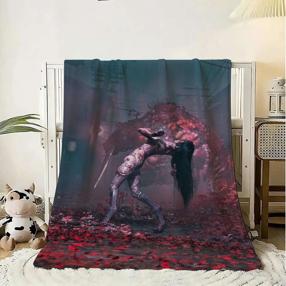 Hot Classic Silent Hill 3 Game Throw 240g Flannel Blanket Lightweight Soft Skin-friendly Summer Thin Throw Blanket