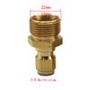 3/8 M22 Adapter For High Pressure Washer Spout Kit Quick Connect Kit High Pressure Cleaning Machine Spray Pipe Joint
