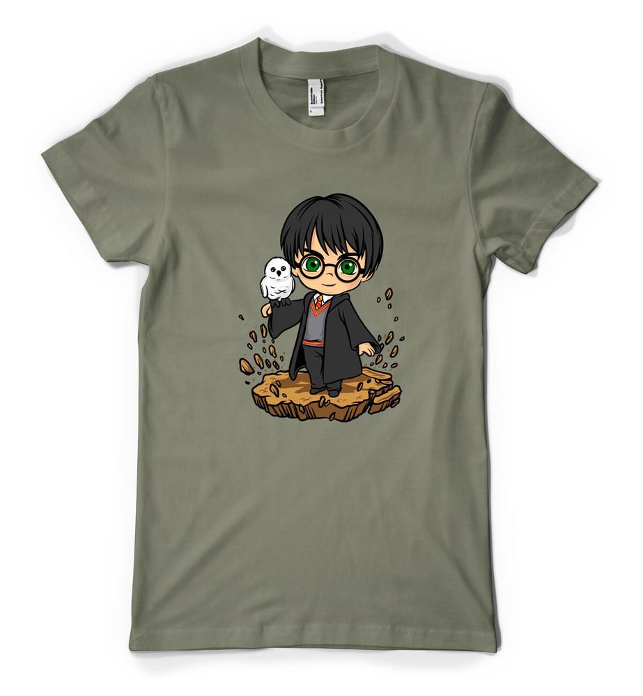 Harry Potter Owl Wizard Magic Wand Flying  Personalised Kids Unisex T Shirt