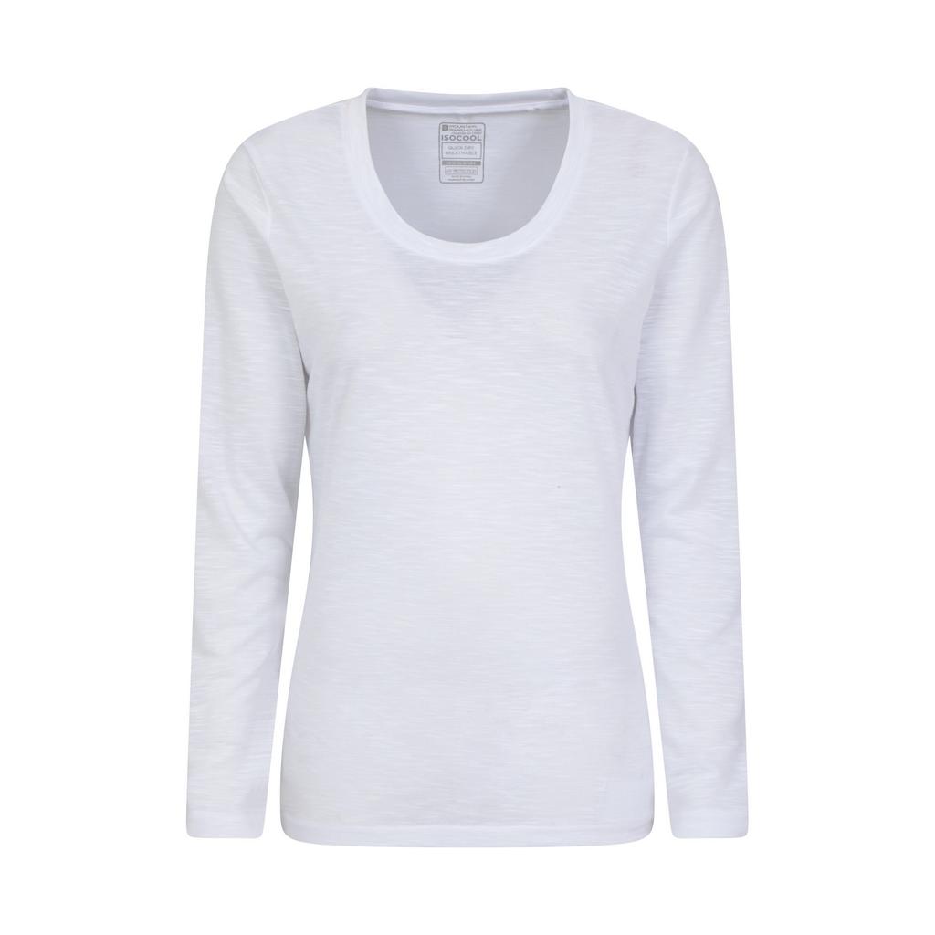 Mountain Warehouse Womens/Ladies Agra Slub Long-Sleeved Top