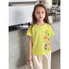 Brand Export Children's Clothing Summer New Baby Clothes Girls Cartoon Baby Clothes Short-Sleeved T-Shirt Base Layer Pure Cotton