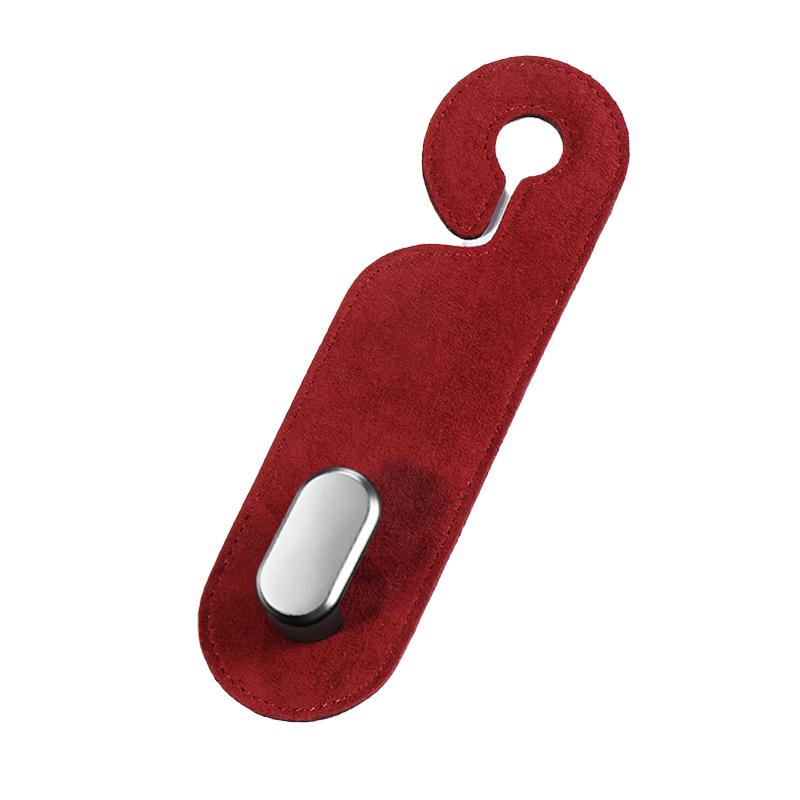 Luxury Suede Car Seat Back Storage Artifact Pendant Interior Single Durable Hook Holder