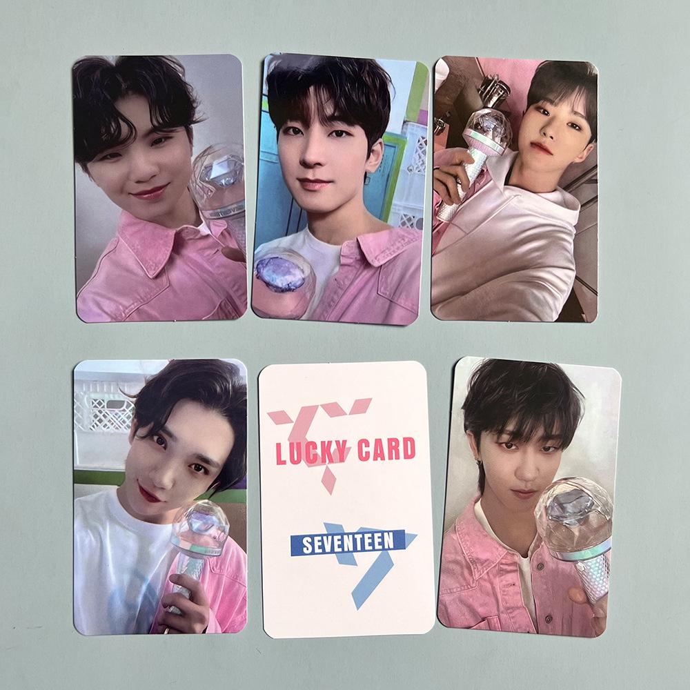 SEVENTEEN Group 2023 CARATLAND Lightstick Card: Carat Island Caratzone Random Photocard.