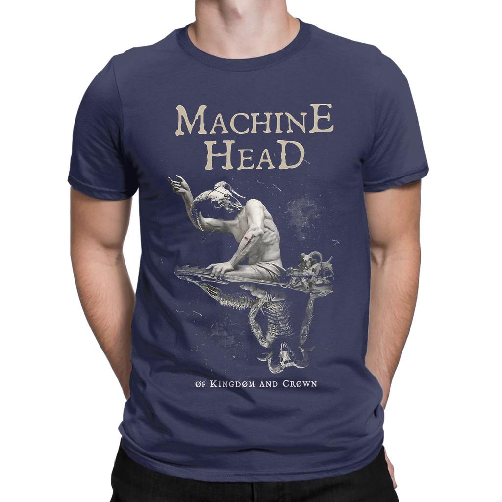 Oversized Tshirt Summer Machine Heads Hippie Tshirts Cotton Tee Shirt For Male Y2k Funny Printed Short Sleeve Tees