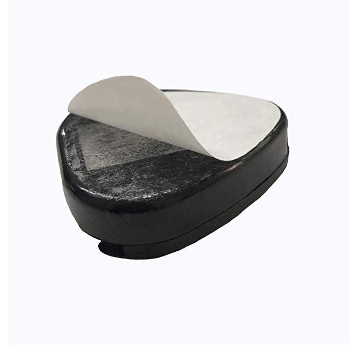 10 Pcs Guitar Picks & Guitar Pick Holder Set For Acoustic Guitar Electric Guitar Bass Ukulele Stick-on Holder (picks Random Color)