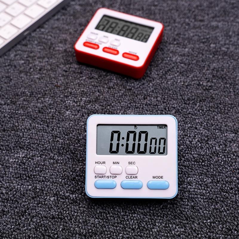 Digital Kitchen Timer Magnetic Countdown Up Cooking Timer Loud Alarm Magnet & Stand Large Display Classroom Timer Gift
