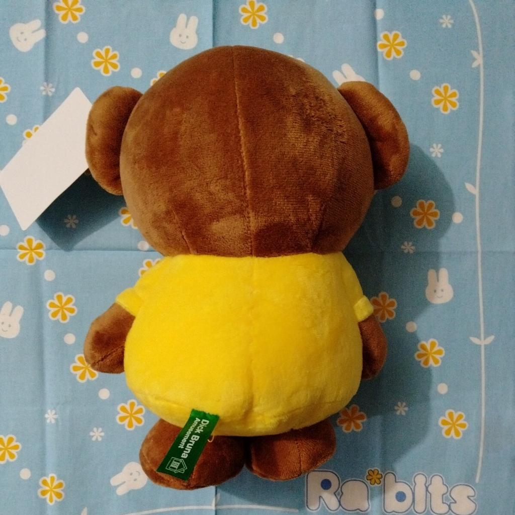 Dick Bruna SL size plush Bruna with prize not for 25cm toy, Boris, yellow, tag,, item