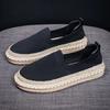 New Espadrilles Women Shoes Linen Flats Fashion Knitted Mesh Fabric Hemp Loafers Slip On Casual Cloth Sneakers Comfortable