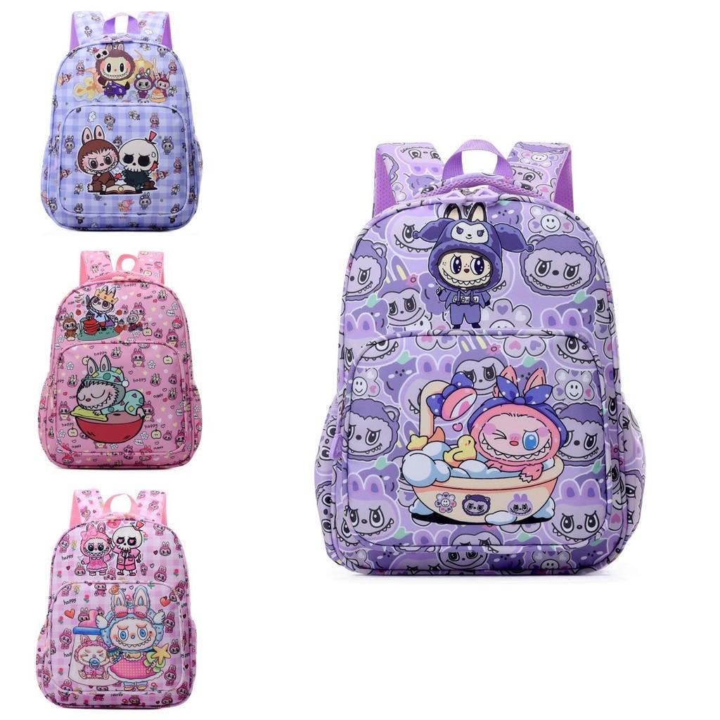 Adorable Labubu Children's Backpack In Cute Cartoon Style Perfect For School Use