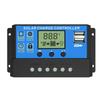 Solar Charge Controller 10A To 100A LCD Display Dual USB Auto Regulator for Solar Panel Battery System Charging