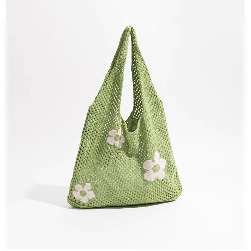 Sommer Vielseitige Große Kapazität Einkaufstasche Einfache Gewebte Schultertasche