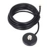 Magnetic Antennae Base Water Resistant Car Radio Antennae Magnet Mount with 5M RG58 Cable SMA Male to PL 259 SO 239 UHF