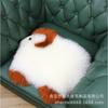Panda cushion wool cushion cute cushion Internet celebrity decoration sofa pillow decoration angry panda pillow