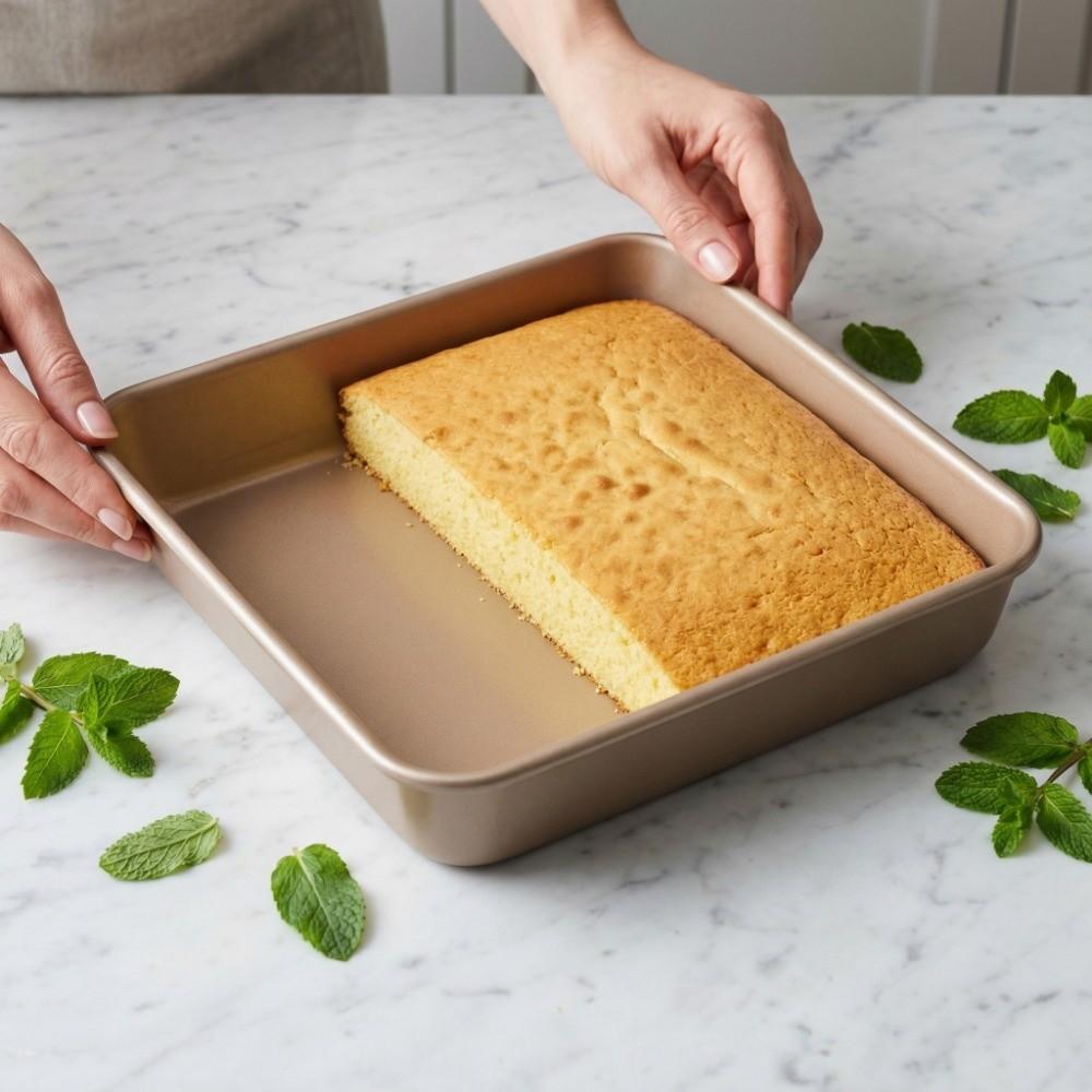 Thickened Carbon Steel Square Baking Pan Non-Stick Bakeware Tools Cake Mold Tray  Pizza Bread